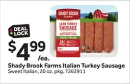 Stop&Shop Shady Brook Farms Italian Turkey Sausage offer