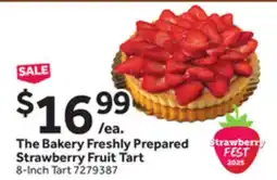 Stop&Shop The Bakery Freshly Prepared Strawberry Fruit Tart offer