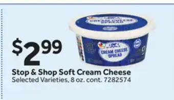Stop&Shop Stop & Shop Soft Cream Cheese offer
