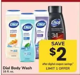 Safeway Dial Body Wash offer