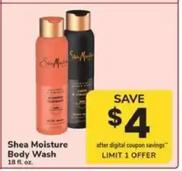 Safeway Shea Moisture Body Wash offer