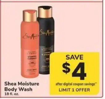 Safeway Shea Moisture Body Wash offer