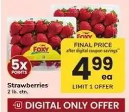 Safeway Strawberries offer