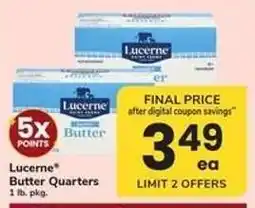 Safeway Lucerne Butter Quarters offer