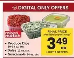 Safeway Produce Dips, Salsa, Guacamole offer