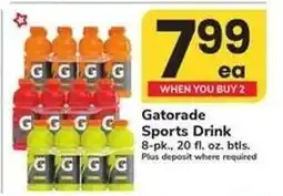 Safeway Gatorade Sports Drink offer