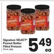 Safeway Signature SELECT Peanut Butter Filled Pretzels offer