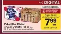Safeway Pabst Blue Ribbon or Jack Daniel's Tea offer