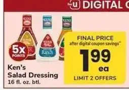 Safeway Ken's Salad Dressing offer