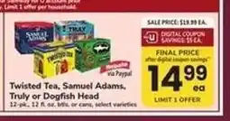 Safeway Twisted Tea, Samuel Adams, Truly or Dogfish Head offer
