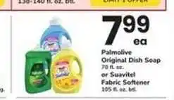 Safeway Palmolive Original Dish Soap or Suavitel Fabric Softener offer