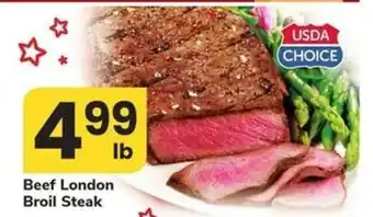 Safeway Beef London Broil Steak offer