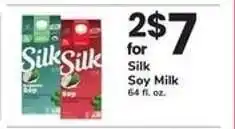 Safeway Silk Soy Milk offer