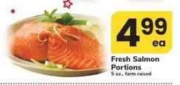 Safeway Fresh Salmon Portions offer