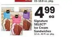 Safeway Signature SELECT Ice Cream Sandwiches offer