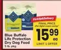 Safeway Blue Buffalo Life Protection Dry Dog Food offer