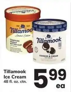 Safeway Tillamook Ice Cream offer