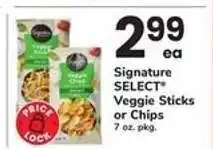 Safeway Signature SELECT Veggie Sticks or Chips offer
