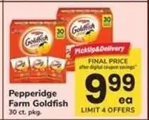 Safeway Pepperidge Farm Goldfish offer