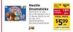 ShopRite Nestle Drumsticks offer