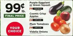 ShopRite Purple Eggplant or Green Squash offer