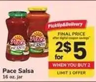 Safeway Pace Salsa offer