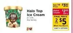 ShopRite Halo Top Ice Cream offer