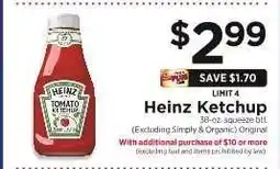 ShopRite Heinz Ketchup offer