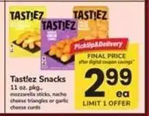 Safeway Taste!z Snacks offer