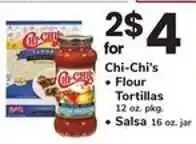 Safeway Chi-Chi's Flour Tortillas or Salsa offer