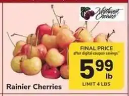 Safeway Rainier Cherries offer