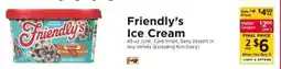 ShopRite Friendly's Ice Cream offer