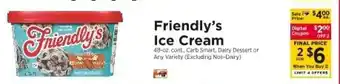 ShopRite Friendly's Ice Cream offer