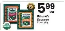 Safeway Bilinski's Sausage offer