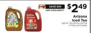 ShopRite Arizona Iced Tea offer