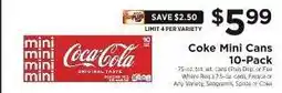 ShopRite Coke Mini Cans 10-Pack offer