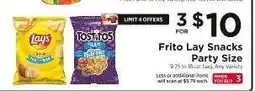 ShopRite Frito Lay Snacks Party Size offer