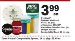 Safeway Open Nature or Signature SELECT Products offer