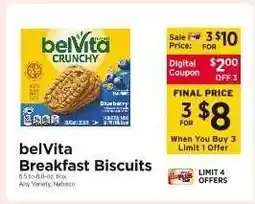 ShopRite belVita Breakfast Biscuits offer