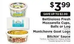 ShopRite BelGioioso Fresh Mozzarella Cups, Balls or Log offer