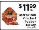 ShopRite Boar's Head Cracked Pepper Turkey offer
