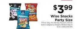 ShopRite Wise Snacks Party Size offer