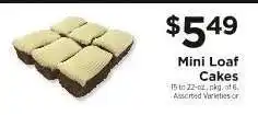 ShopRite Mini Loaf Cakes offer