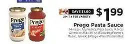 ShopRite Prego Pasta Sauce offer