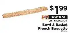 ShopRite Bowl & Basket French Baguette offer