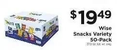 ShopRite Wise Snacks Variety 50-Pack offer