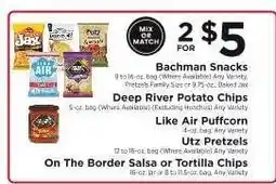 ShopRite Mix or Match Snacks offer