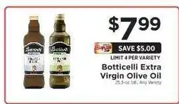 ShopRite Botticelli Extra Virgin Olive Oil offer
