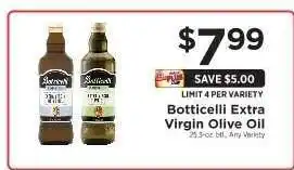 ShopRite Botticelli Extra Virgin Olive Oil offer