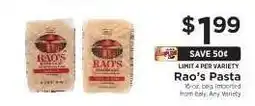ShopRite Rao's Pasta offer